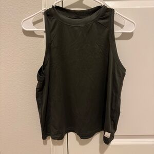 Vuori energy top tank top size S dark green color